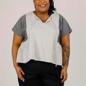 Pamut Apparel Piper top in dot